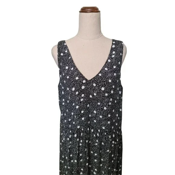 Decjuba Size 10 Sleeveless Maxi Dress With Pockets Relaxed Fit V Neck - Picture 4 of 9